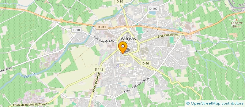 localisation de l'entreprise MADAME LUCIE JACQUOT à VALREAS