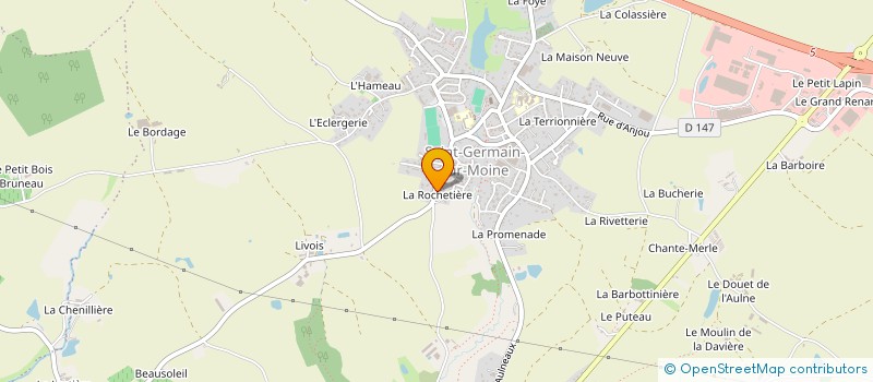 localisation de l'entreprise MADAME LUCIE JAMEU  SEVREMOINE