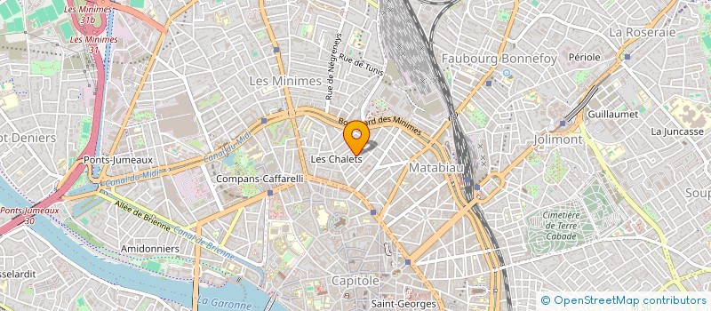 localisation de l'entreprise MADAME LUCIE JAMMES  TOULOUSE