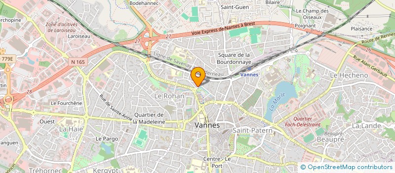 localisation de l'entreprise MADAME LUCIE JANOT à VANNES