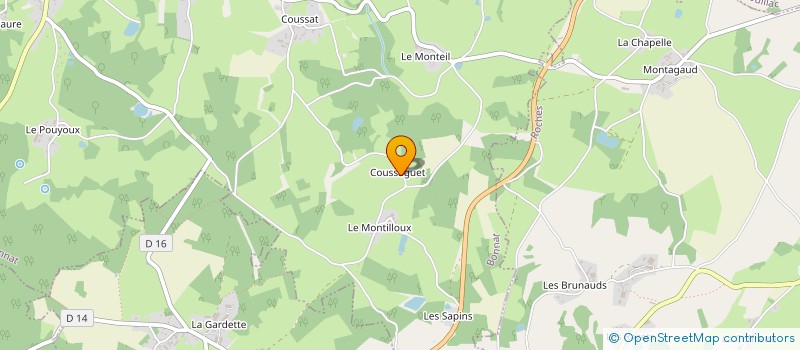 localisation de l'entreprise MADAME LUCIE JANOT à BONNAT
