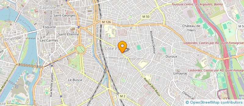 localisation de l'entreprise MADAME LUCIE JEAN-LOUIS  TOULOUSE