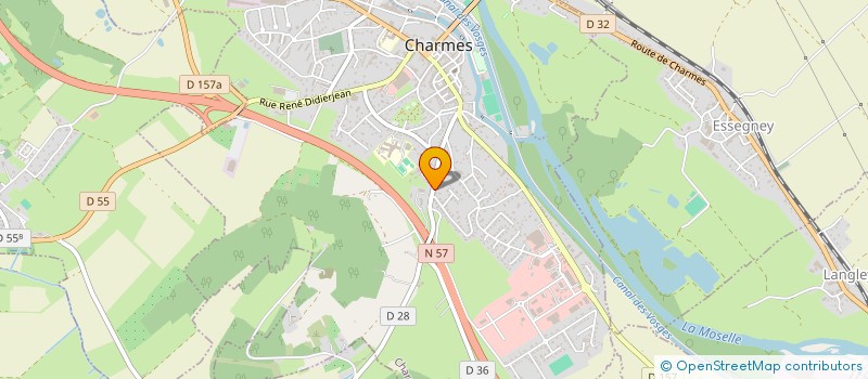 localisation de l'entreprise MADAME LUCIE JEANGEORGES  CHARMES