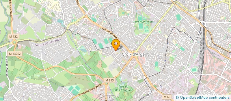 localisation de l'entreprise MADAME LUCIE JEANNIN à MONTPELLIER