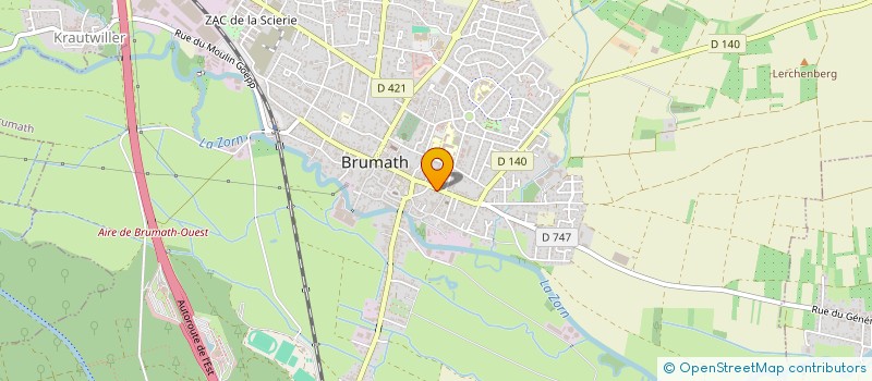 localisation de l'entreprise MADAME LUCIE JENNER  BRUMATH