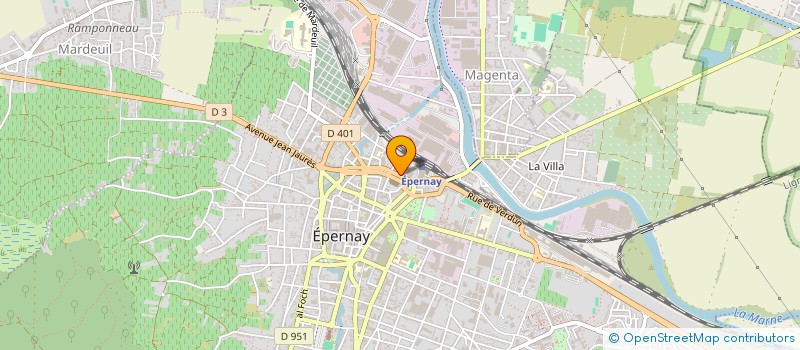 localisation de l'entreprise MADAME LUCIE JEZIORSKI  EPERNAY