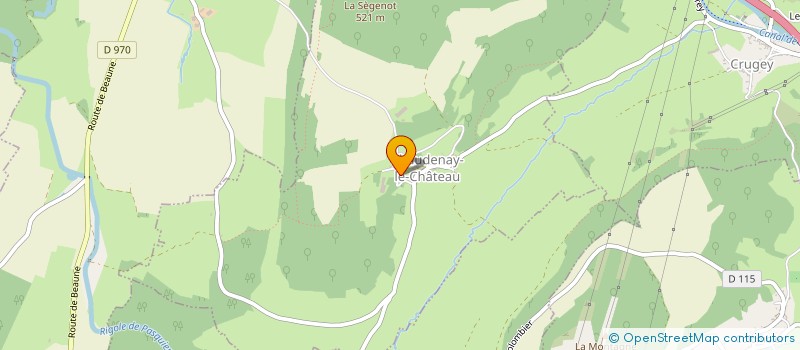 localisation de l'entreprise MADAME LUCIE JOANOT  CHAUDENAY-LE-CHATEAU