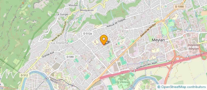 localisation de l'entreprise MADAME LUCIE JOLLY à MEYLAN