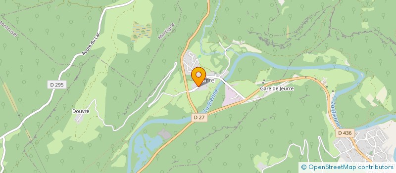 localisation de l'entreprise MADAME LUCIE JOLY  JEURRE