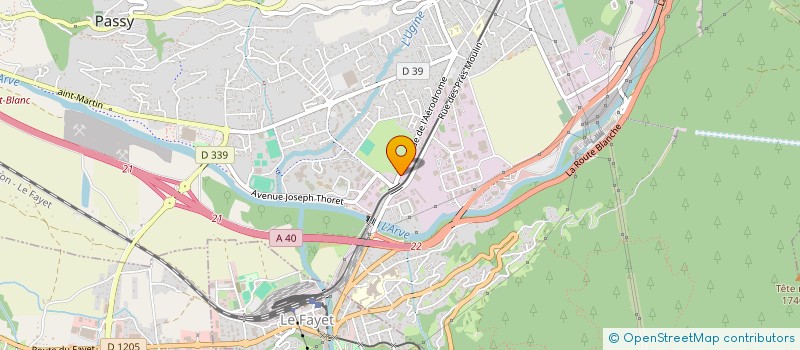 localisation de l'entreprise MADAME LUCIE JONOT  PASSY