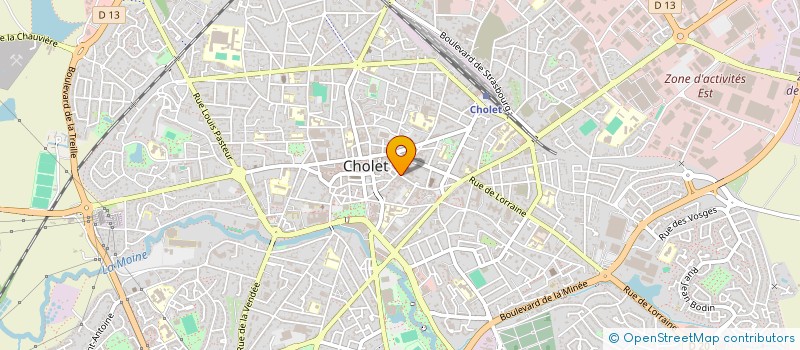 localisation de l'entreprise MADAME LUCIE JOSIAUD à CHOLET