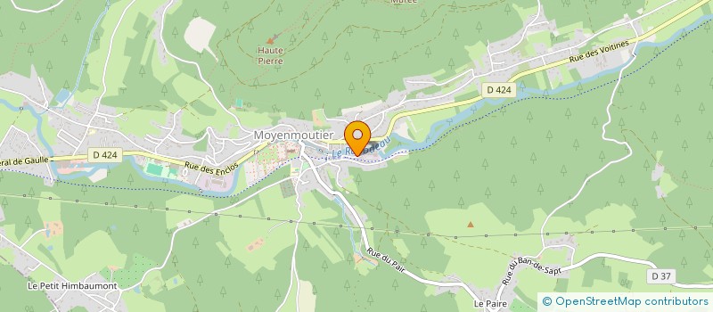 localisation de l'entreprise MADAME LUCIE JOST  MOYENMOUTIER