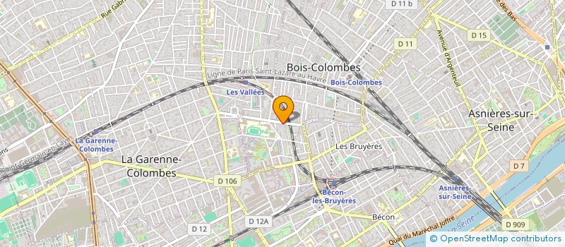 localisation de l'entreprise MADAME LUCIE JUBIN à BOIS-COLOMBES