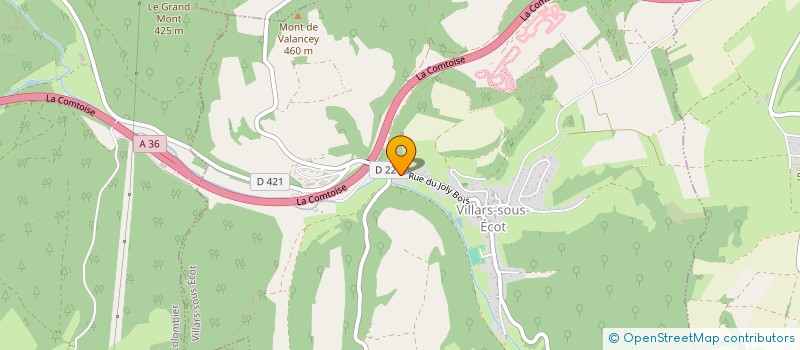 localisation de l'entreprise MADAME LUCIE JULE  VILLARS-SOUS-ECOT