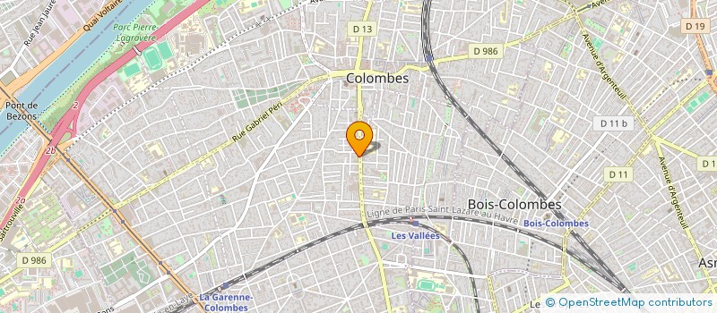 localisation de l'entreprise MADAME LUCIE KIAN à COLOMBES