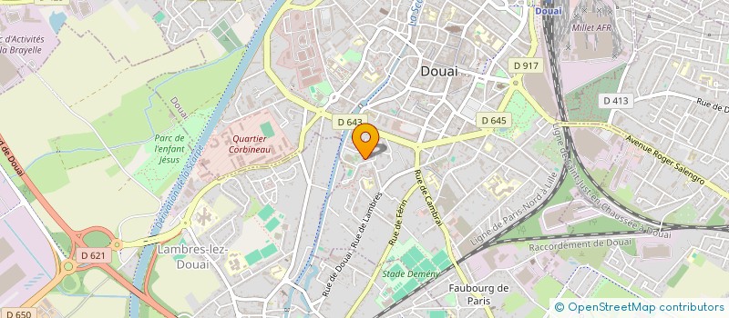 localisation de l'entreprise MADAME LUCIE KLUPS  DOUAI