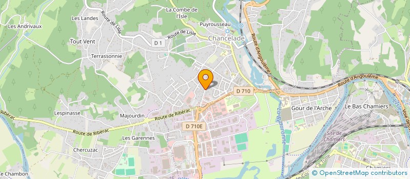 localisation de l'entreprise MADAME LUCIE LABONNE  CHANCELADE