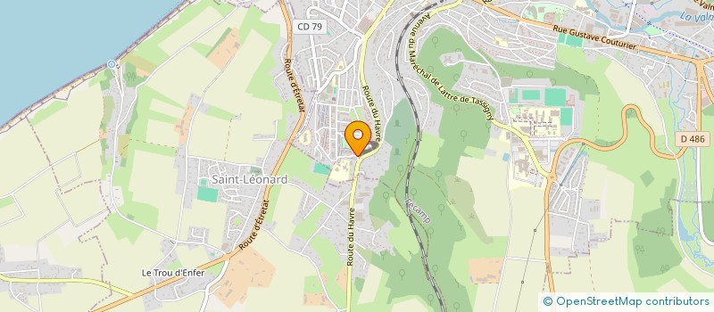 localisation de l'entreprise MADAME LUCIE LACHEVRE  FECAMP