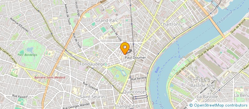 localisation de l'entreprise MADAME LUCIE LACOMBE  BORDEAUX