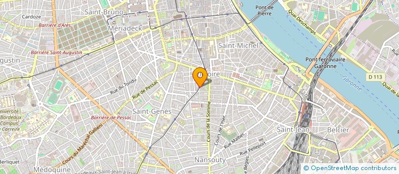 localisation de l'entreprise MADAME LUCIE LACOSTE  BORDEAUX