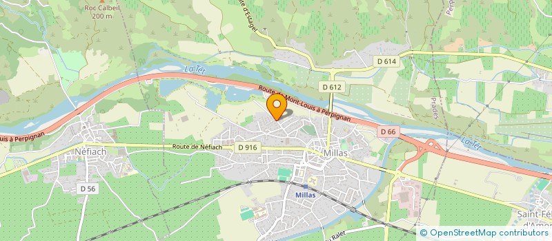 localisation de l'entreprise MADAME LUCIE LADURELLE  MILLAS