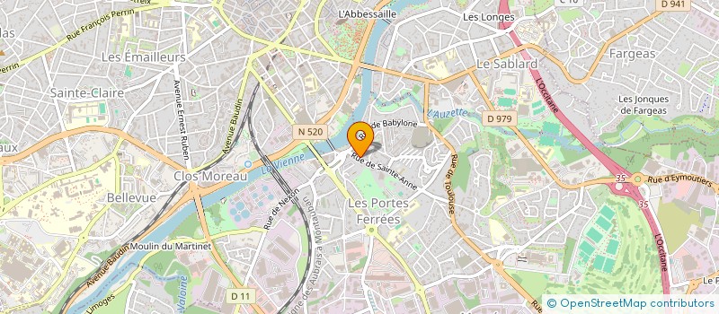 localisation de l'entreprise MADAME LUCIE LAFARGE à LIMOGES