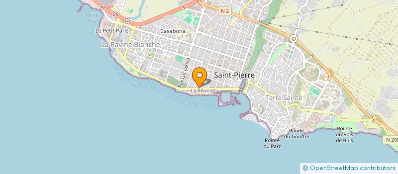 localisation de l'entreprise MADAME LUCIE LAFITTE  SAINT-PIERRE