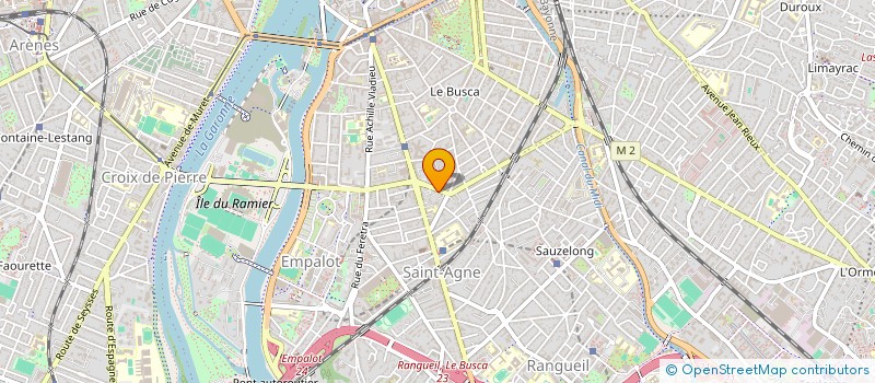 localisation de l'entreprise MADAME LUCIE LAFLORENTIE à TOULOUSE