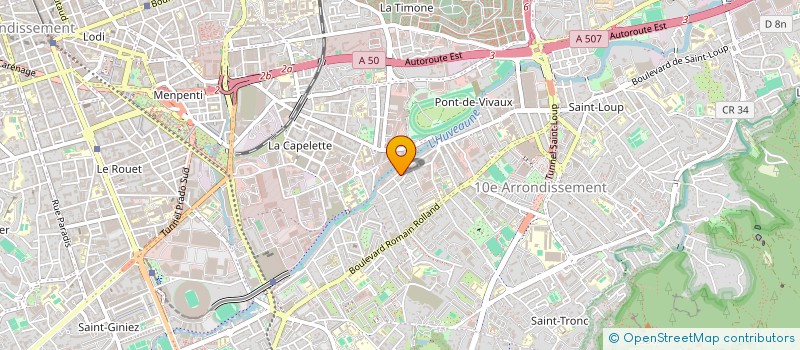 localisation de l'entreprise MADAME LUCIE LAFON à MARSEILLE