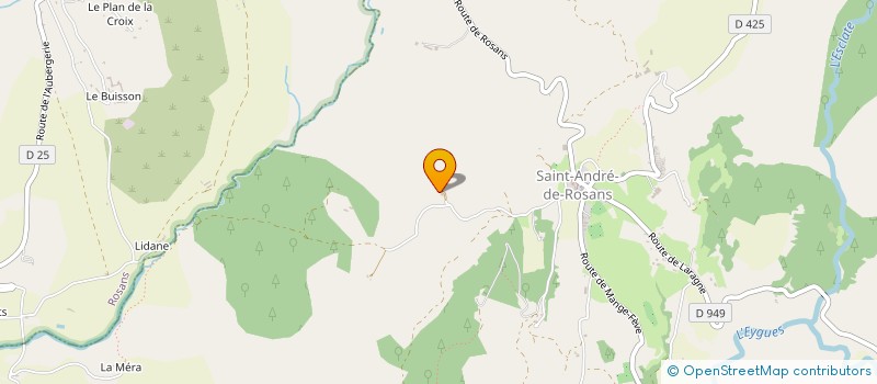 localisation de l'entreprise MADAME LUCIE LAGET  ROSANS