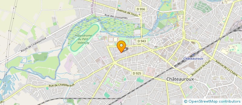 localisation de l'entreprise MADAME LUCIE LAGOUTTE à CHATEAUROUX