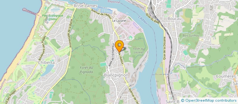 localisation de l'entreprise MADAME LUCIE LAGRAULET  TARNOS