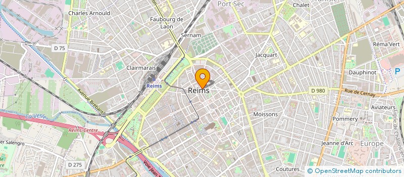 localisation de l'entreprise MADAME LUCIE LAHANQUE  REIMS