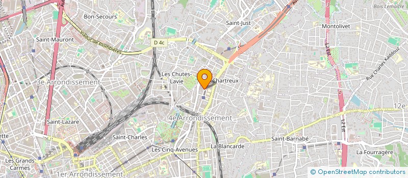 localisation de l'entreprise MADAME LUCIE LAJOUMARD à MARSEILLE