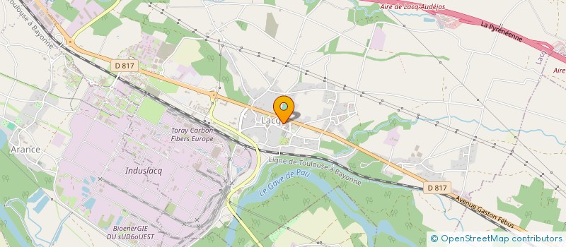 localisation de l'entreprise MADAME LUCIE LAMARQUE  LACQ