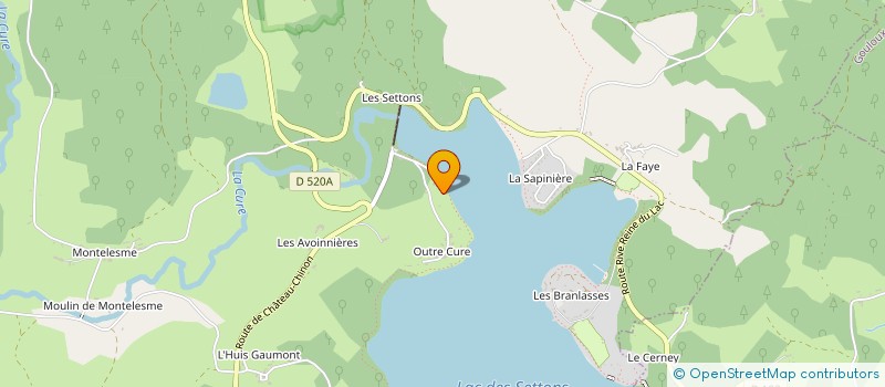 localisation de l'entreprise MADAME LUCIE LAMBERT à MONTSAUCHE-LES-SETTONS