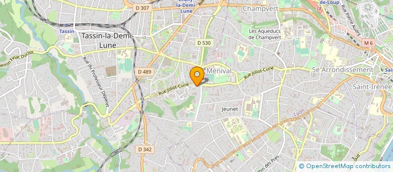localisation de l'entreprise MADAME LUCIE LAMBERT à LYON