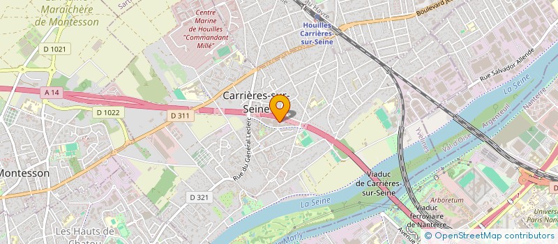 localisation de l'entreprise MADAME LUCIE LAMBERT  CARRIERES-SUR-SEINE