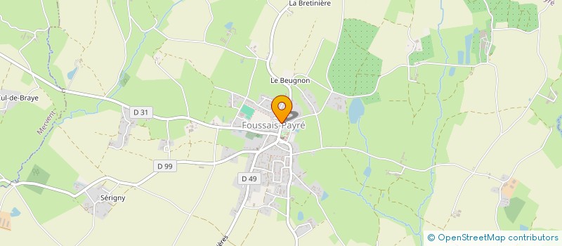 localisation de l'entreprise MADAME LUCIE LAMY à FOUSSAIS-PAYRE