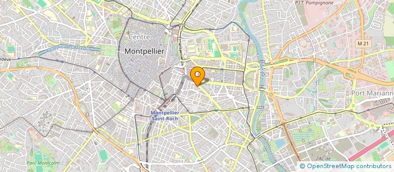 localisation de l'entreprise MADAME LUCIE LANFROY à MONTPELLIER