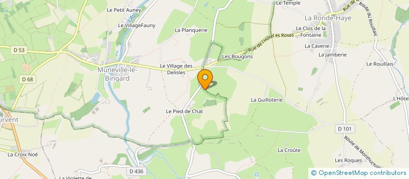 localisation de l'entreprise MADAME LUCIE LANGLOIS  SAINT-SAUVEUR-VILLAGES