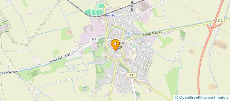 localisation de l'entreprise MADAME LUCIE LANNEZ  BOURBOURG