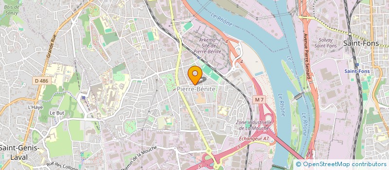 localisation de l'entreprise MADAME LUCIE LAPAUZE  OULLINS-PIERRE-BENITE