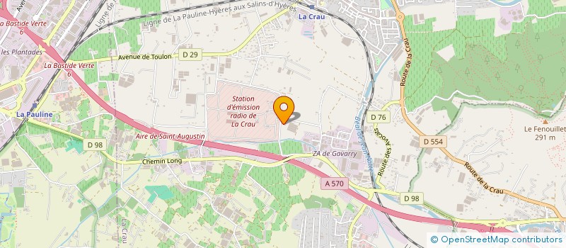 localisation de l'entreprise MADAME LUCIE LARGILLIER  LA CRAU