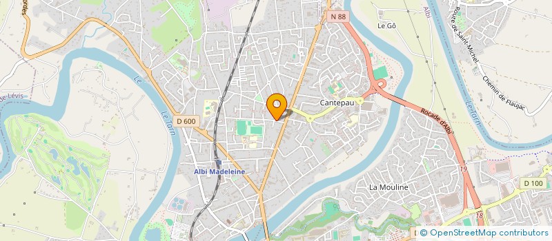 localisation de l'entreprise MADAME LUCIE LARROQUE  ALBI