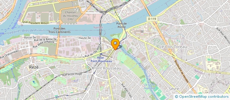 localisation de l'entreprise MADAME LUCIE LAUNAY  REZE