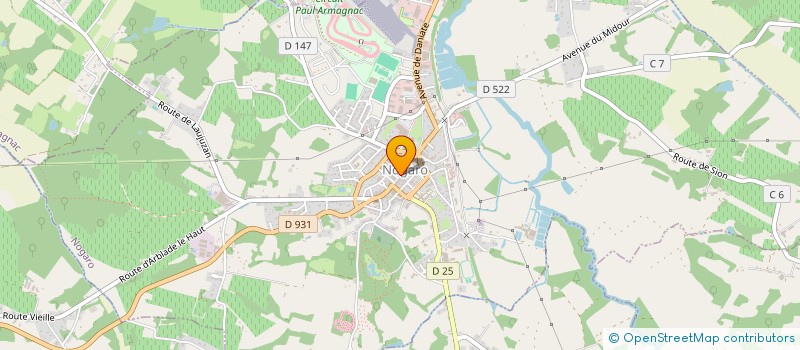 localisation de l'entreprise MADAME LUCIE LAURENT à NOGARO