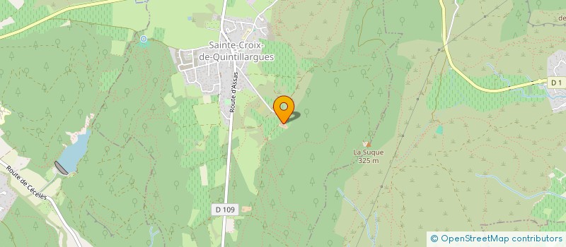 localisation de l'entreprise MADAME LUCIE LAVABRE  SAINTE-CROIX-DE-QUINTILLARGUES