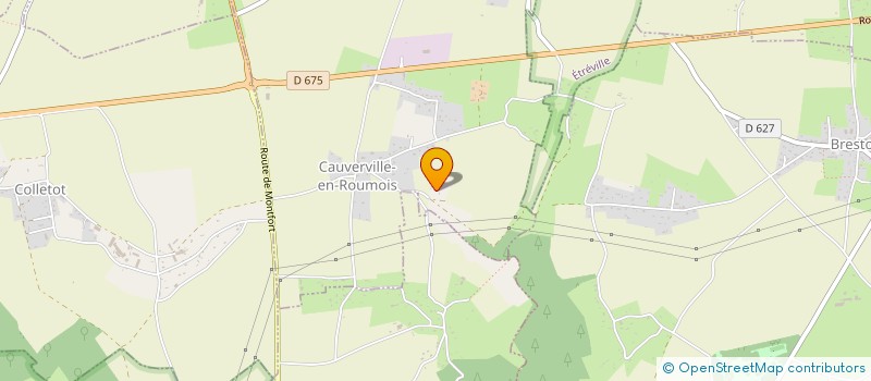 localisation de l'entreprise MADAME LUCIE LAVERDINE  CAUVERVILLE-EN-ROUMOIS