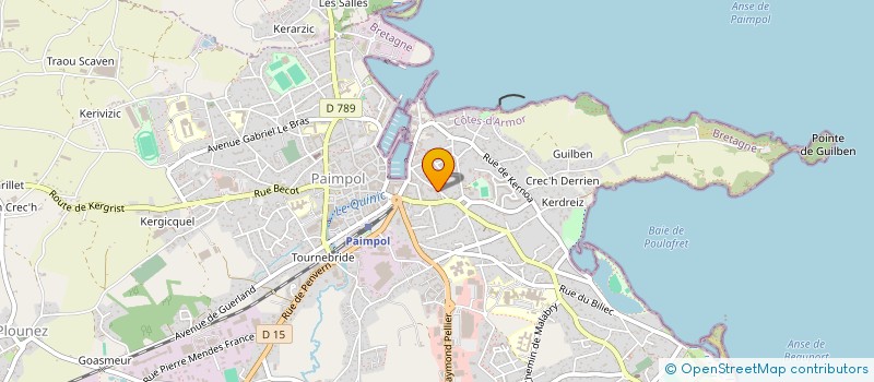 localisation de l'entreprise MADAME LUCIE LAVIE  PAIMPOL